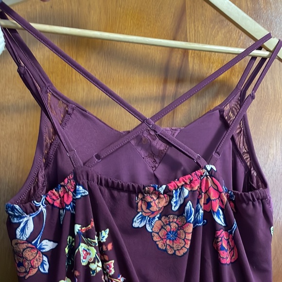 Floral maxi dress. - Picture 3 of 4